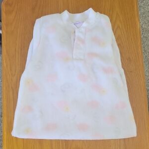 White Fleece Gown